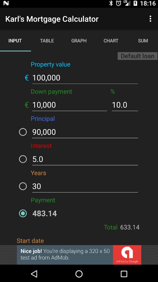 Karl's Mortgage Calculator
1