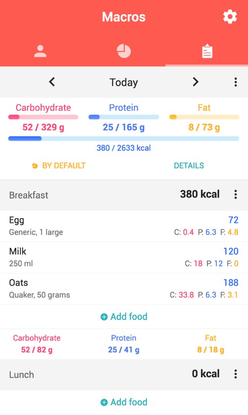 Macros - Calorie Counter
1