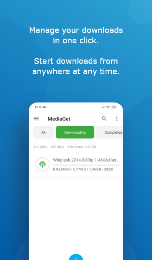 MediaGet - torrent client
1