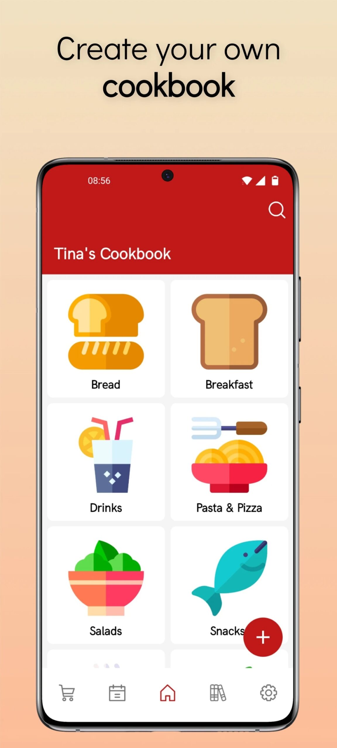 app for writing recipes