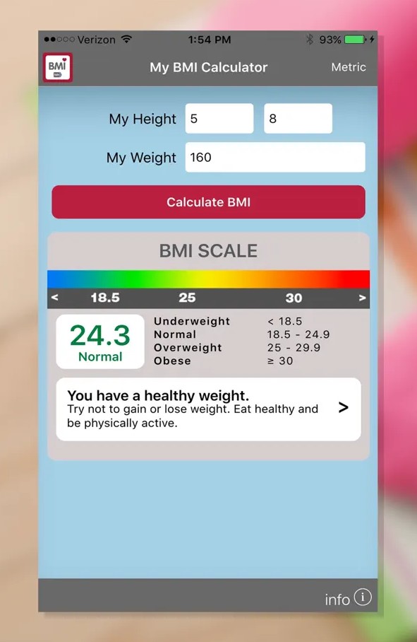 NIH BMI Calculator2