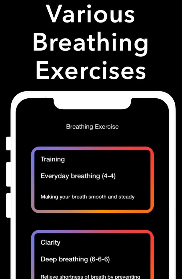 Paced breathing exercises zone2