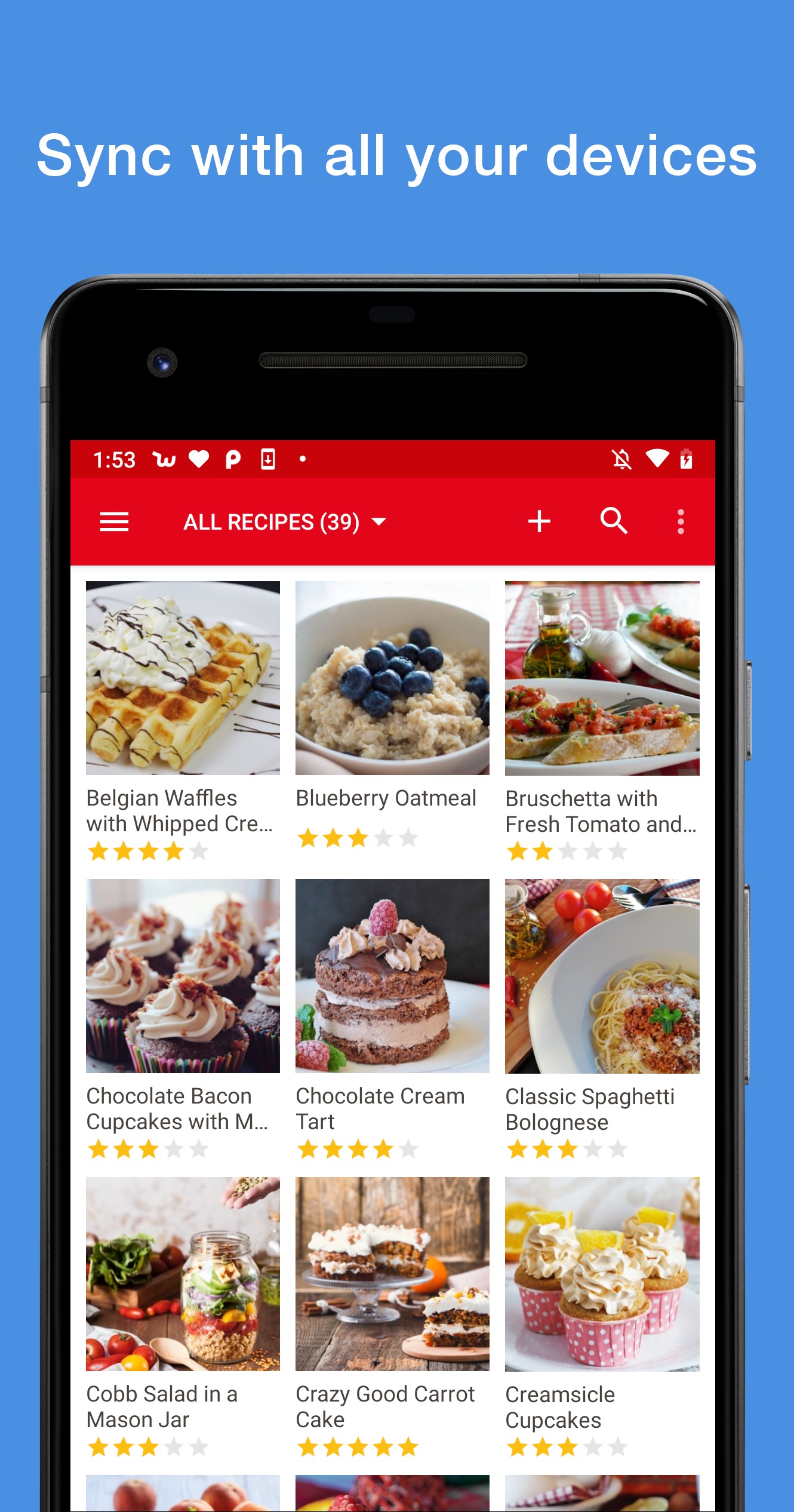app for writing recipes