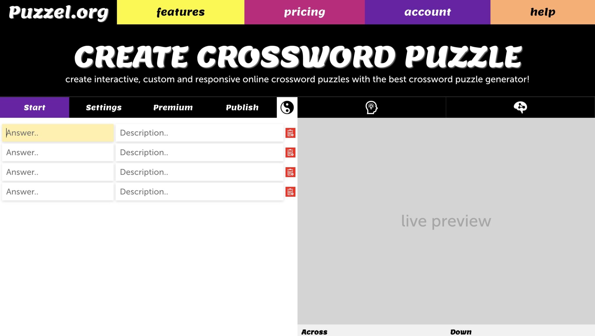 17 Free Crossword Puzzle Makers (Apps & Websites) | Freeappsforme ...