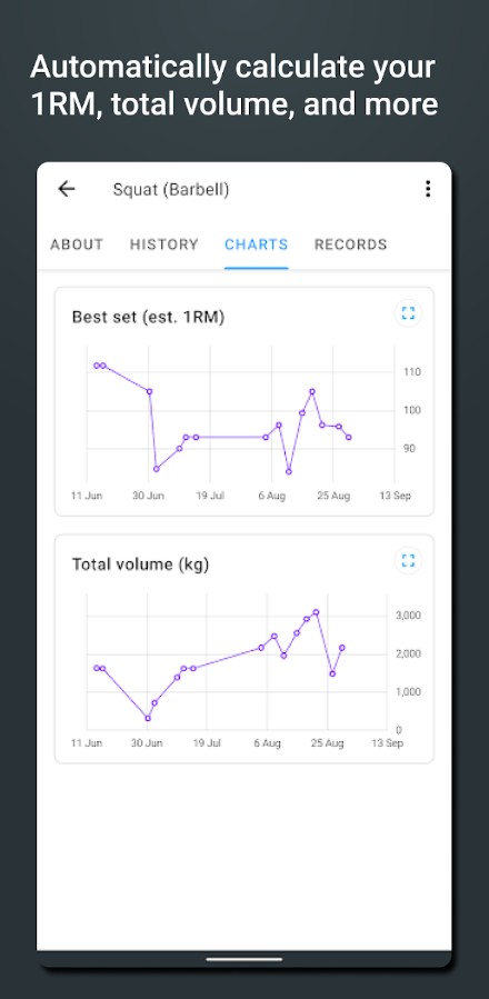 Strong Workout Tracker Gym Log
2