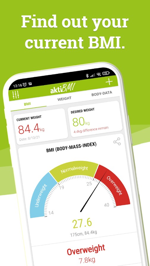Weight Loss Tracker & BMI
1