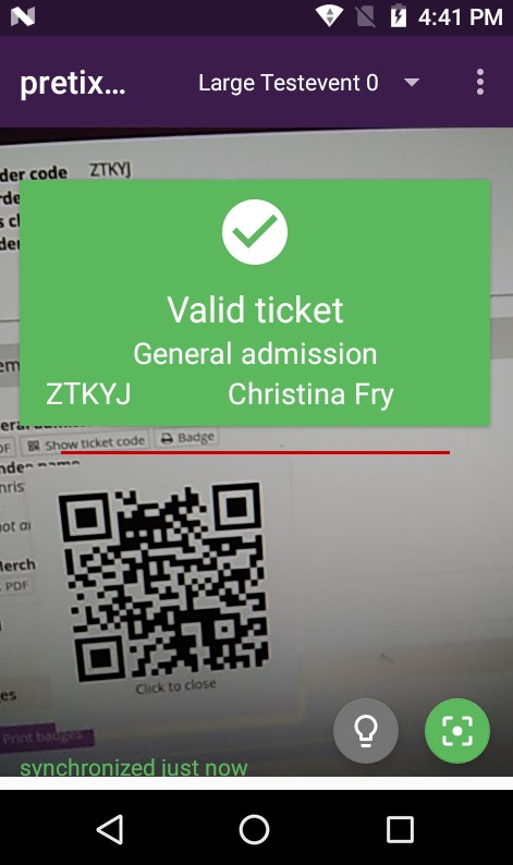 pretixSCAN – Ticket scanning a
2