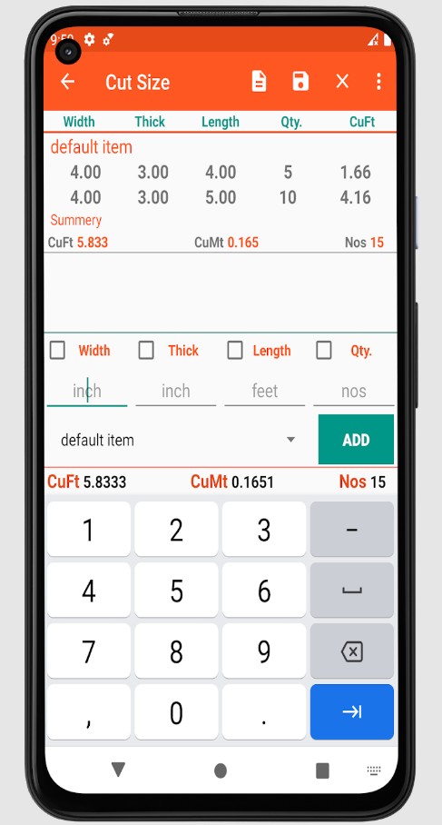 Calculator For Wood
2