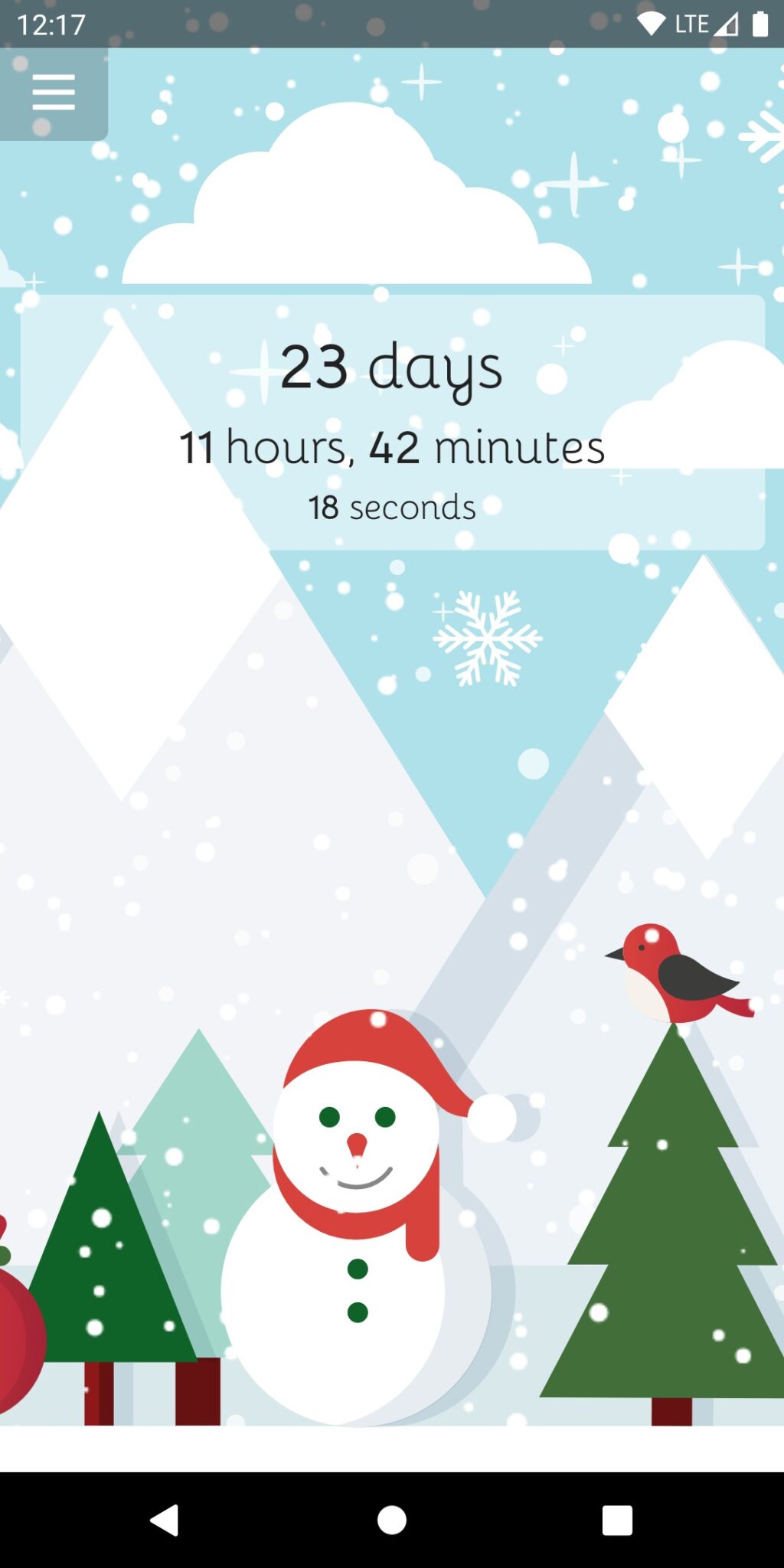 christmas day countdown app