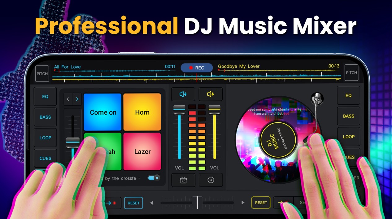 DJ Music mixer - DJ Mix Studio1