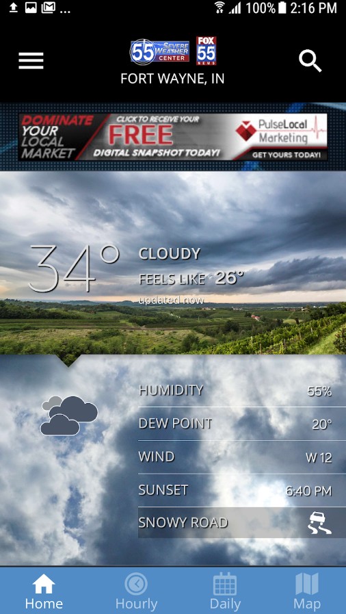 FOX 55 Mobile Weather App
1
