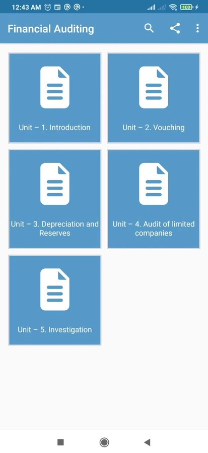 Financial Auditing
1