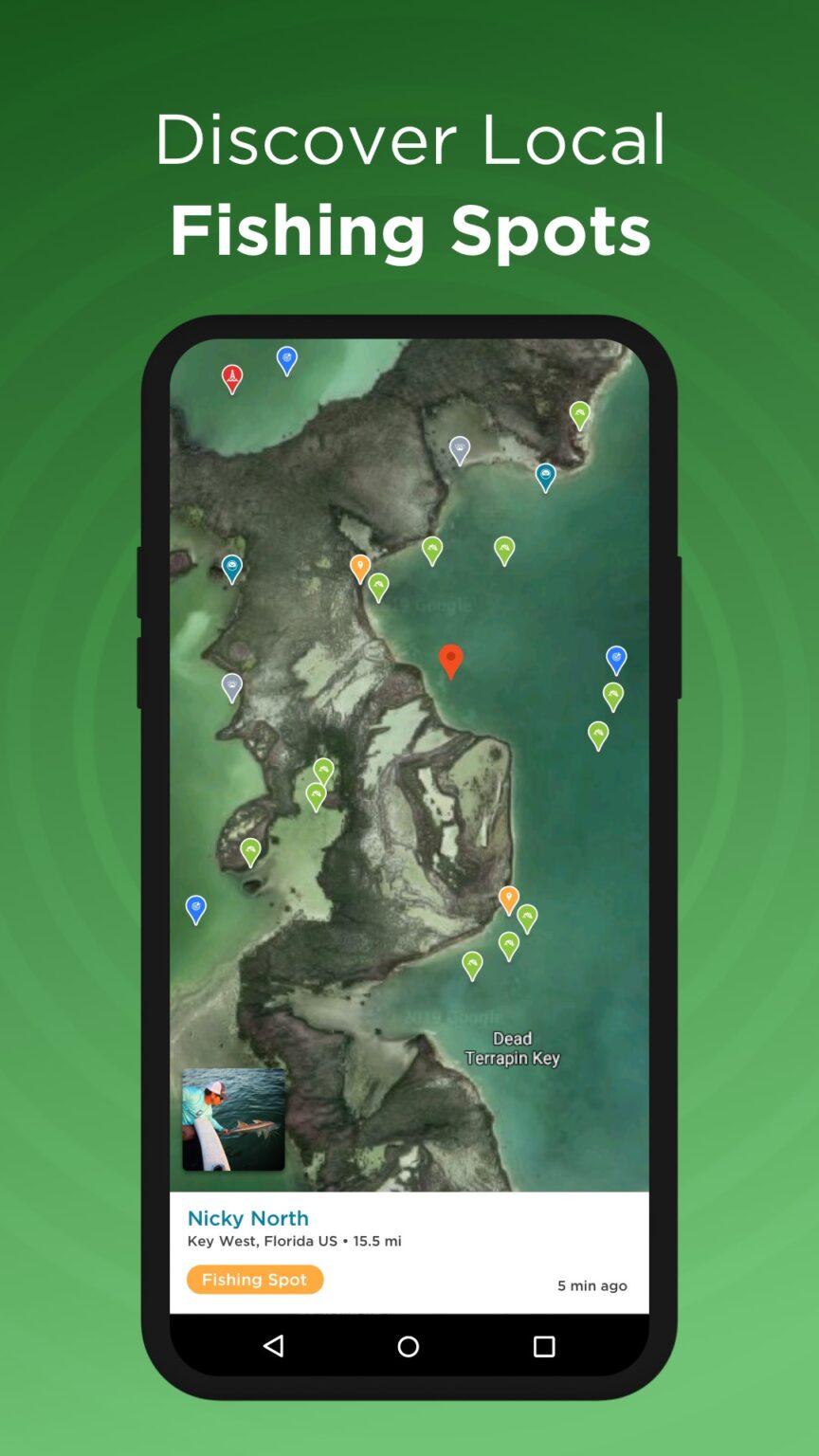 12 Best Fishing Map Apps For Android IOS Freeappsforme Free Apps   Fishing Spots Fish App Screen 1 864x1536 