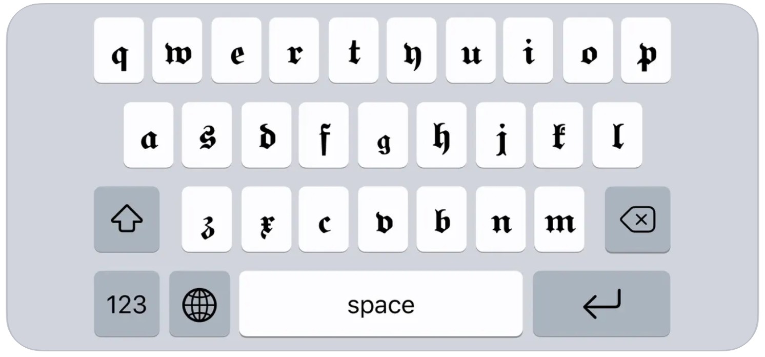 Fonts Air - Font keyboard1