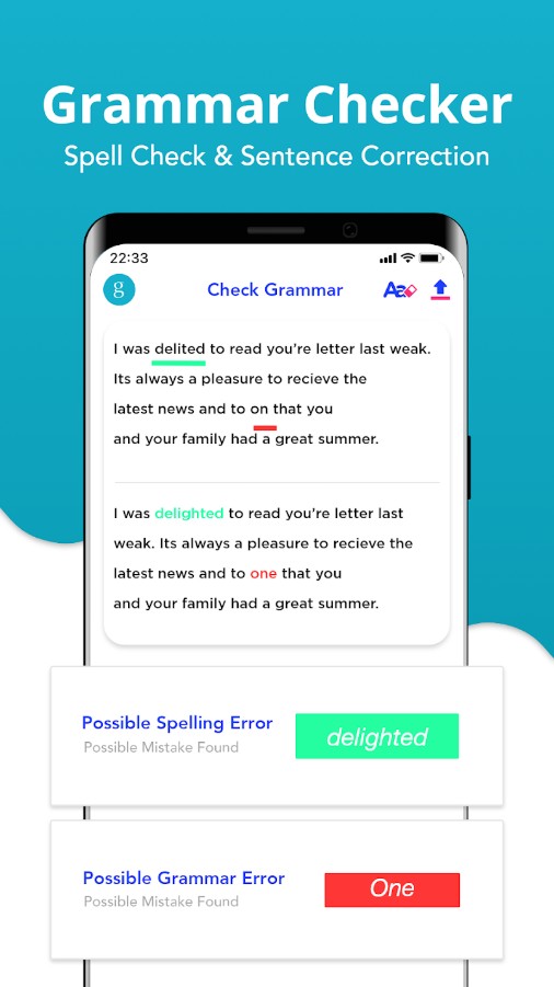 Grammar Checker - Spell Check
2