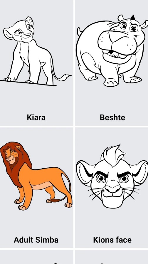 How to draw Lion King
1