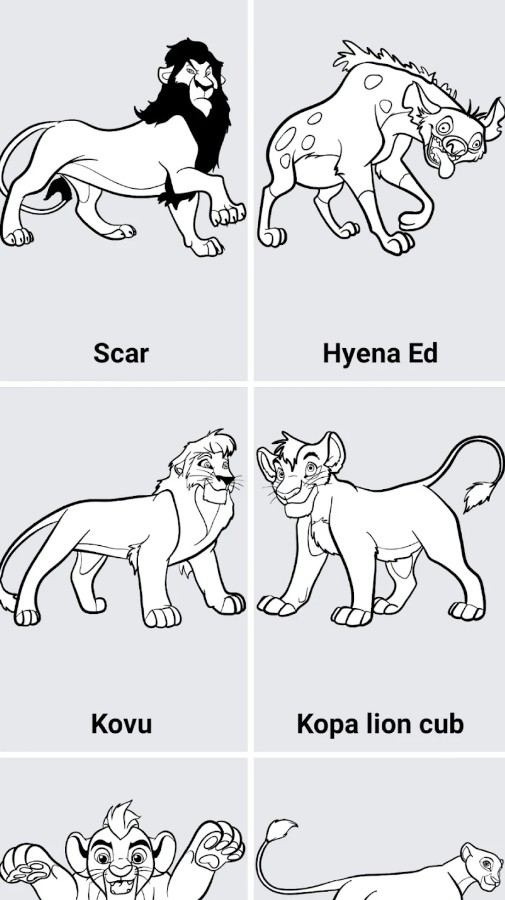 How to draw Lion King
2