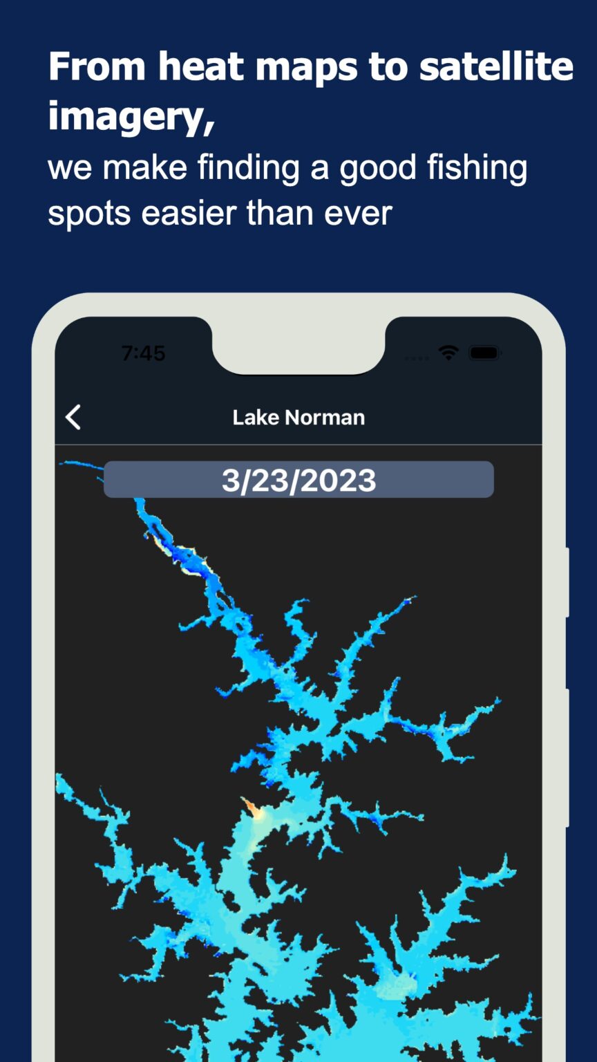 12 Best Fishing Map Apps for Android - LakeMonster Fishing App Screen 2 864x1536