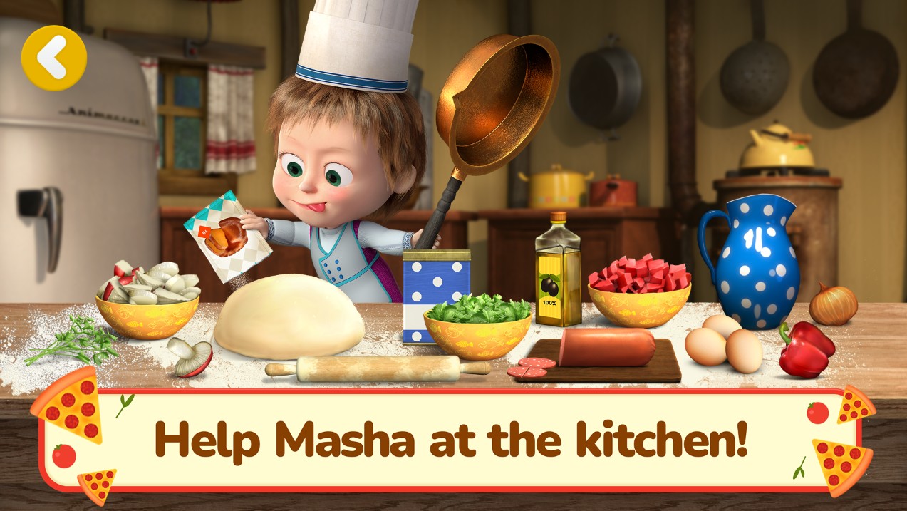 Masha and the Bear Pizza Maker
1