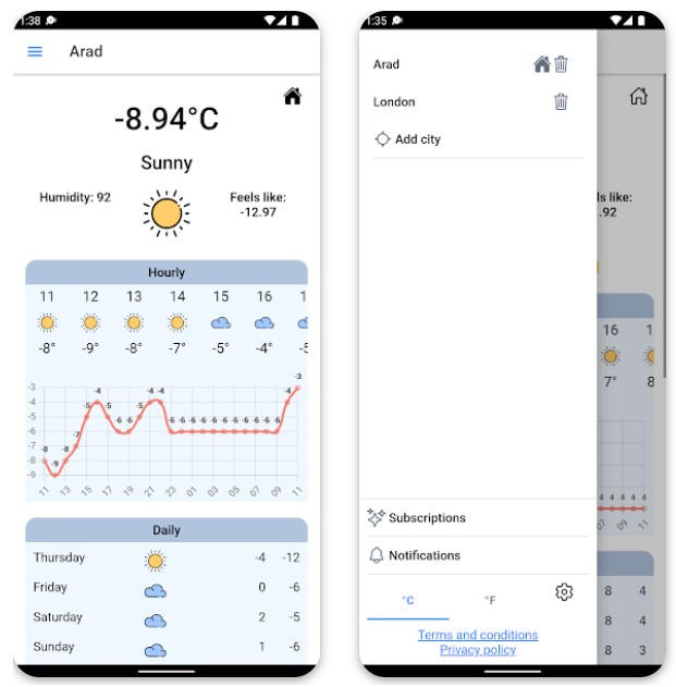 Meteofy - weather and forecast
1