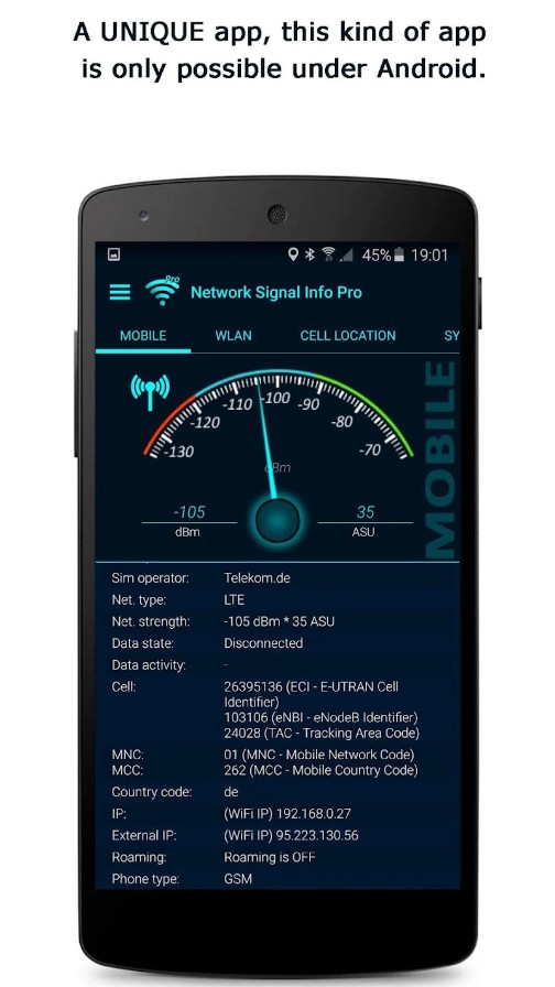 Network Signal Info
1