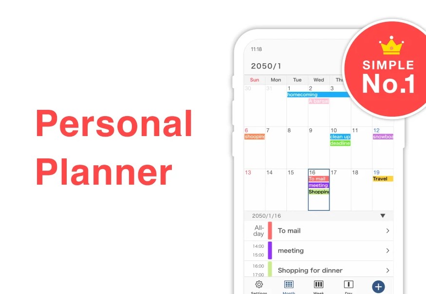 Simple Calendar - easy planner
1