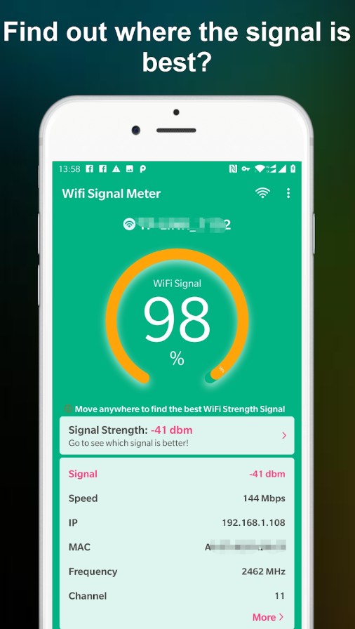 WiFi Signal Strength Meter
1