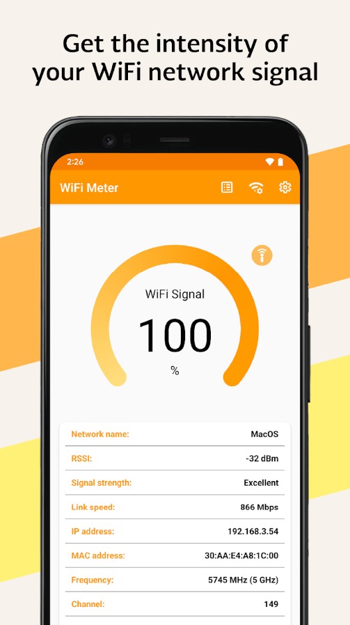 WiFi Signal Strength Meter
1