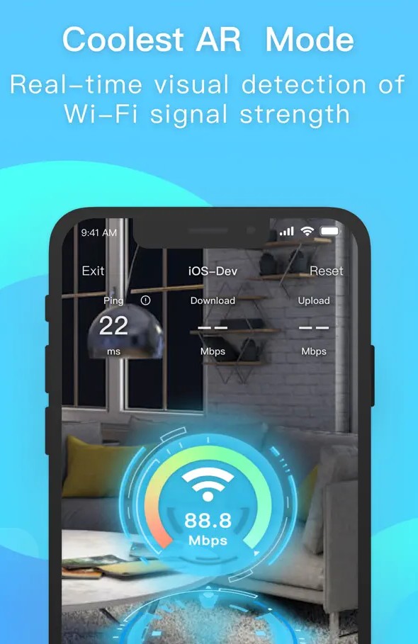 iWifi - AR speed & signal test1