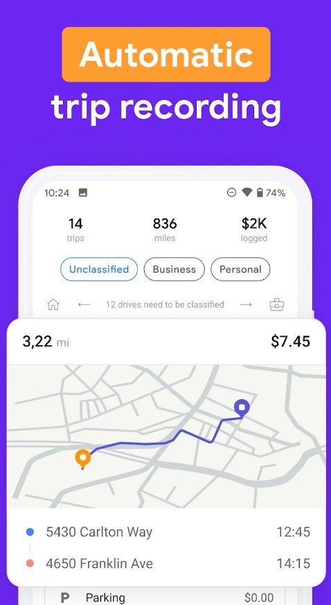 Mileage Tracker by Saldo Apps1