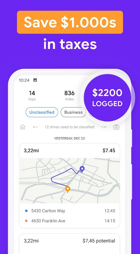 Mileage Tracker by Saldo Apps2
