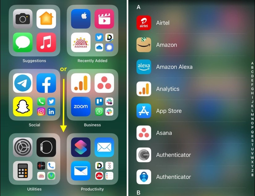 How to Alphabetize Apps on iPhone4