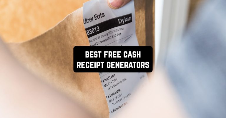 Best Free Cash Receipt Generators