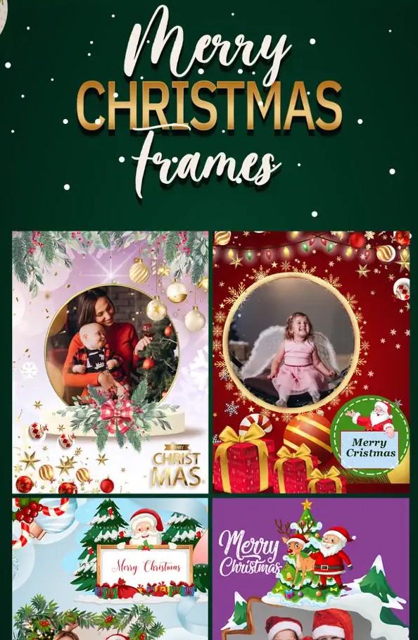 Christmas Frames Greeting Card2