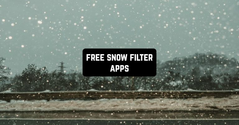 Free Snow Filter Apps