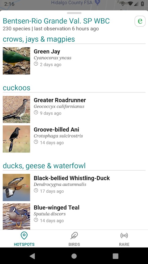 GoBird - Guide to Nearby Birds
2