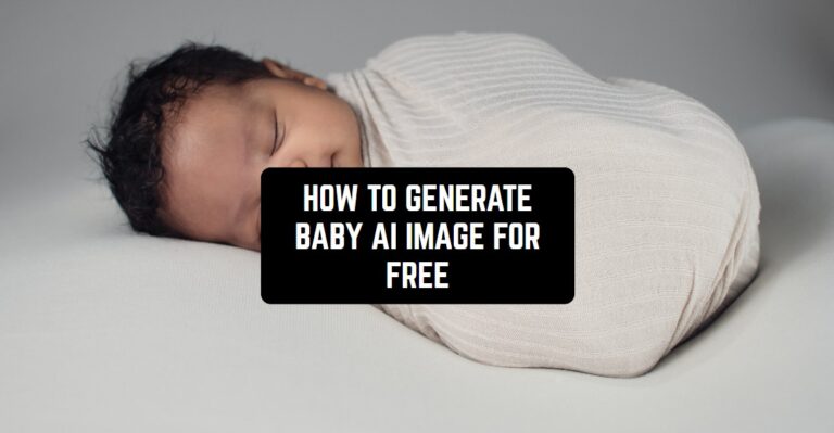 HOW TO GENERATE BABY AI IMAGE FOR FREE1