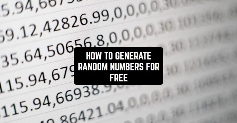 How To Generate Random Numbers For Free Freeappsforme Free Apps For How To Generate Random Numbers For Free Freeappsforme Free Apps For