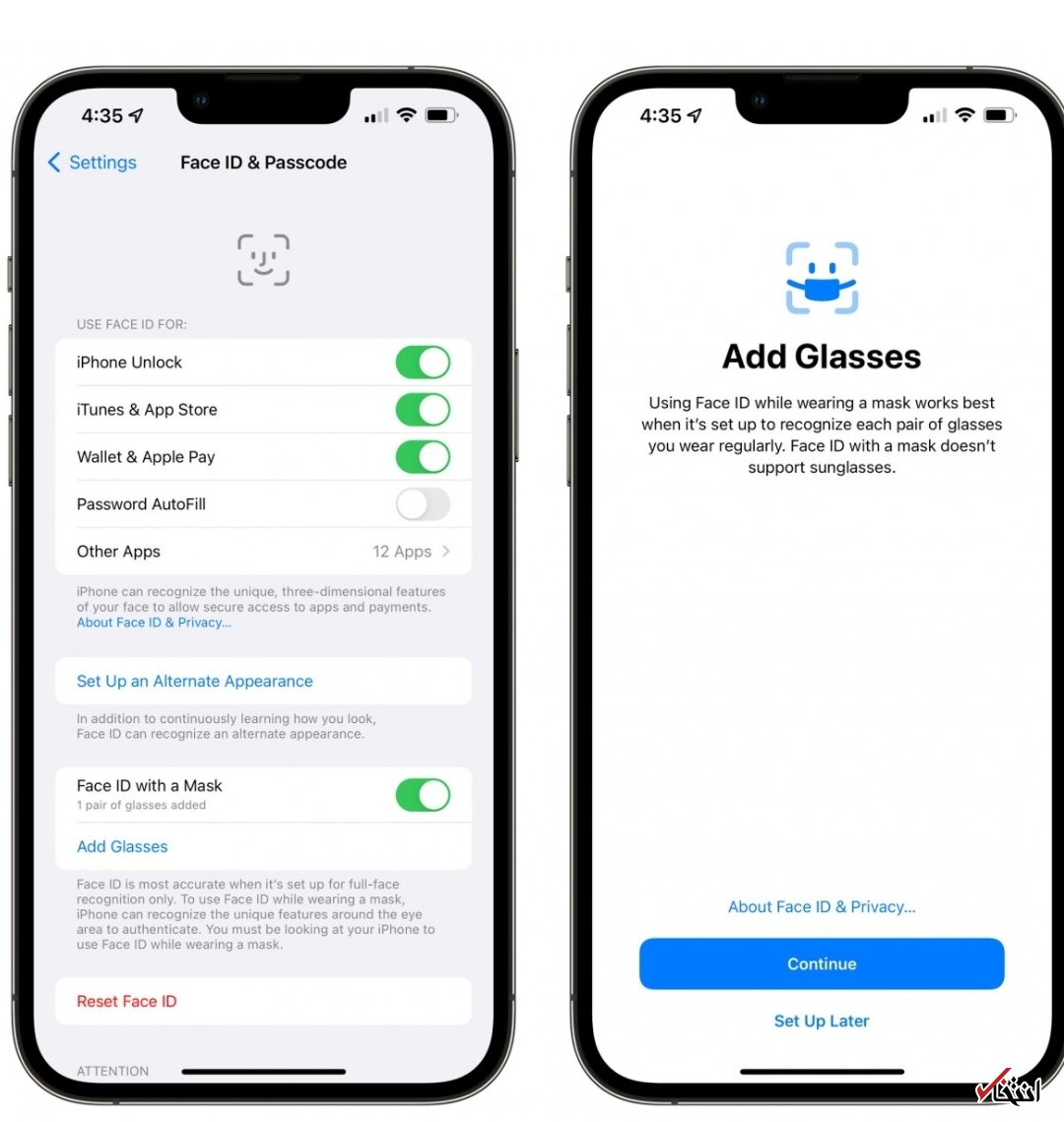 Using Face ID with a Locked Scree­n1