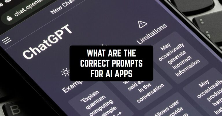 WHAT ARE THE CORRECT PROMPTS FOR AI APPS1