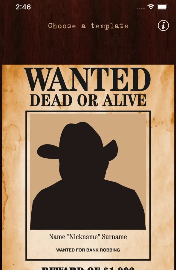 Wanted Poster Pro1