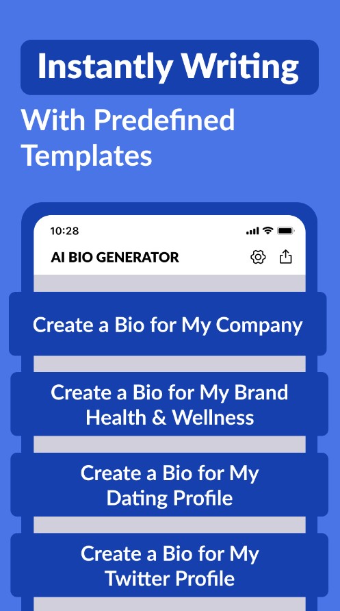 AI Bio Generator - Write a Bio
