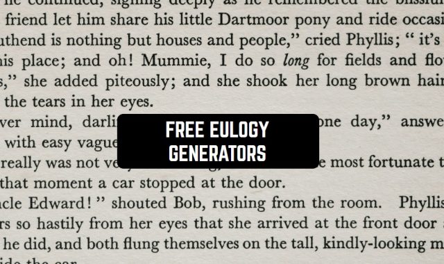11 Free Eulogy Generators (Apps & Websites)