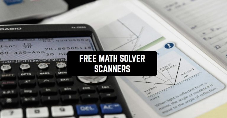 FREE MATH SOLVER SCANNERS