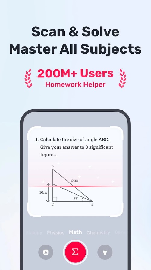 apps to solve math homework