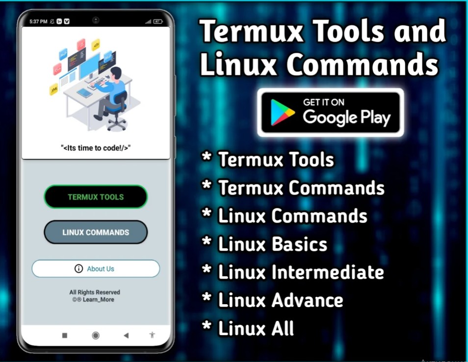 Termux Tools & Linux Commands
