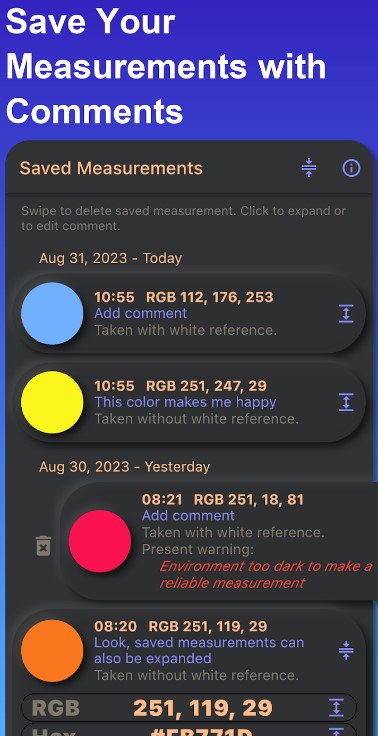 Color Meter - RGB HSL CMYK RYB10