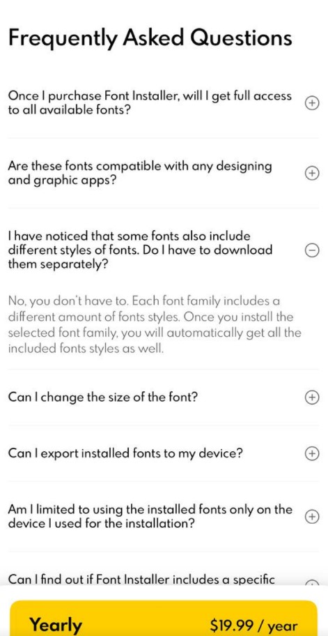 Fonts for iPhones & iPads App2