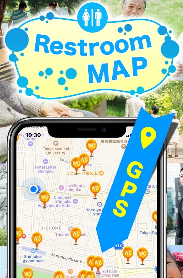 Restroom information map1