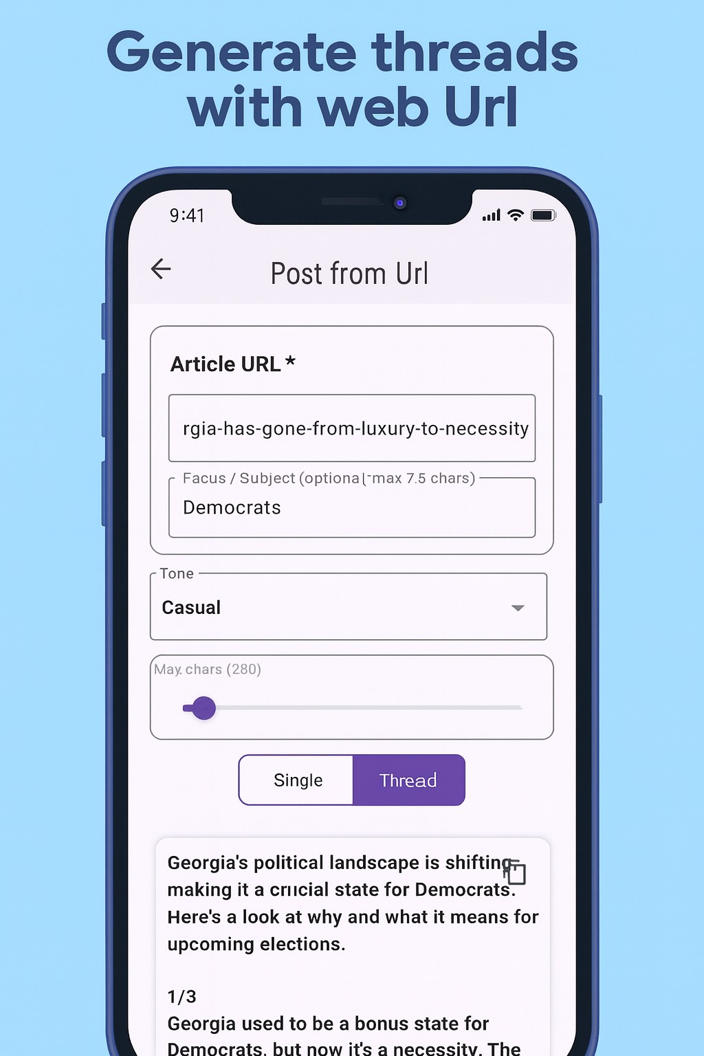 xTweet AI - Tweet Generator1